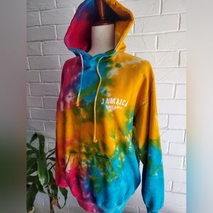 Jamaica multicolor hoodie , size M, Color tone, made in Pacistan , 80% cotton
